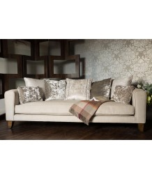 John Sankey - Voltaire Pillow Back Kingsize Sofa in Hudson Linen